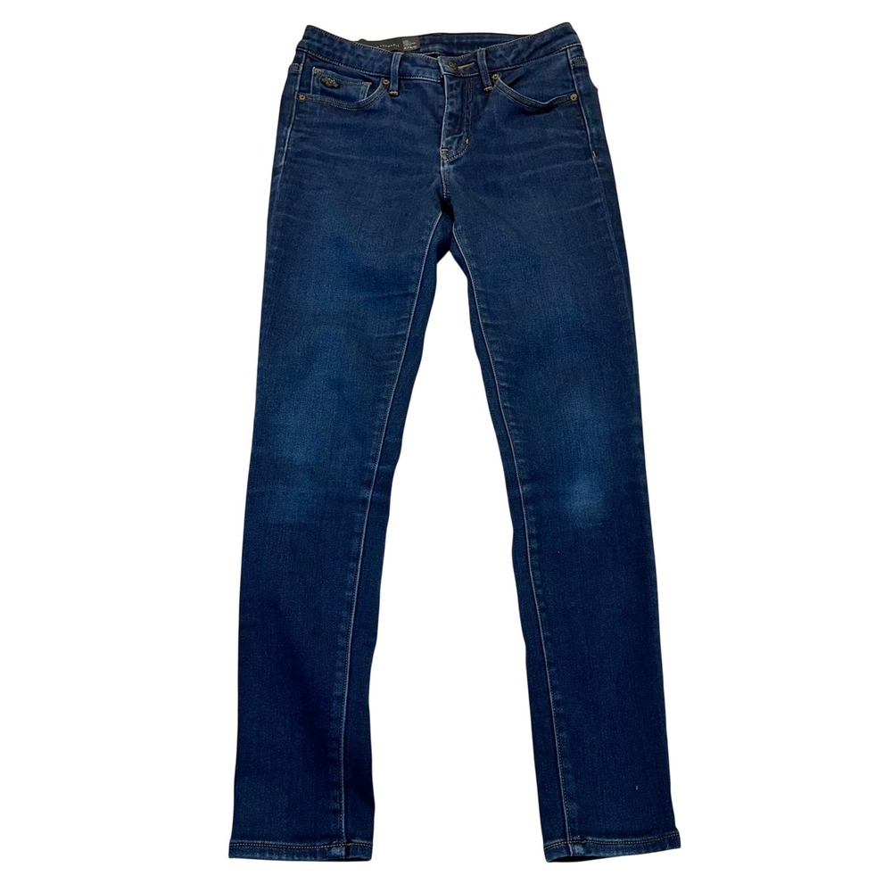 Armani Exchange Super Skinny Jeans Womens 27S Dark‎ Blue Denim Classic Chic